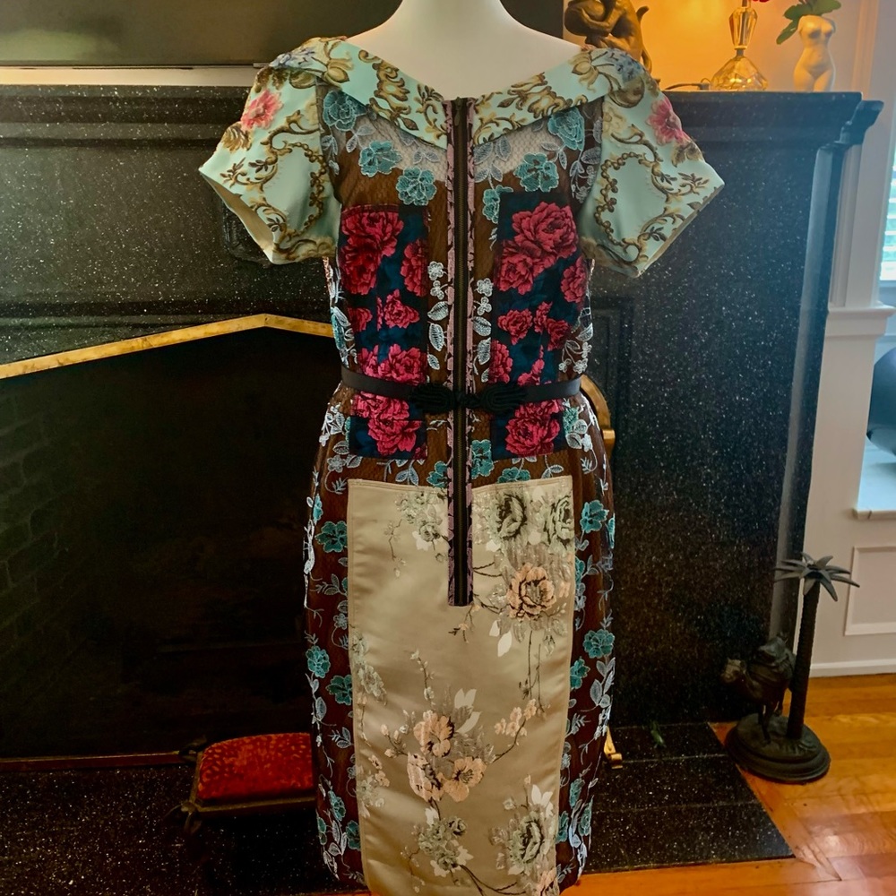 Byron Lars Beguile Brocade Size 12 Dress